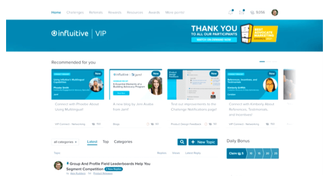 Group and Profile Leaderboards - Influitive Support Portal
