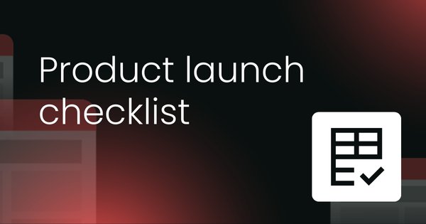 Product launch checklist