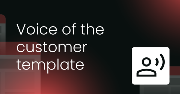 Voice of the Customer (VOC) strategy framework (template)