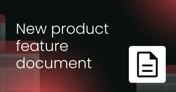 New product feature document (template)