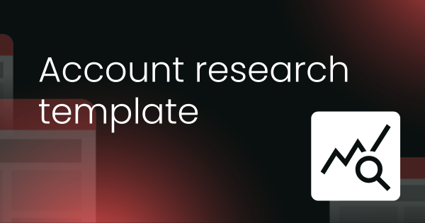 Account research template