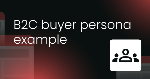 B2C buyer persona example