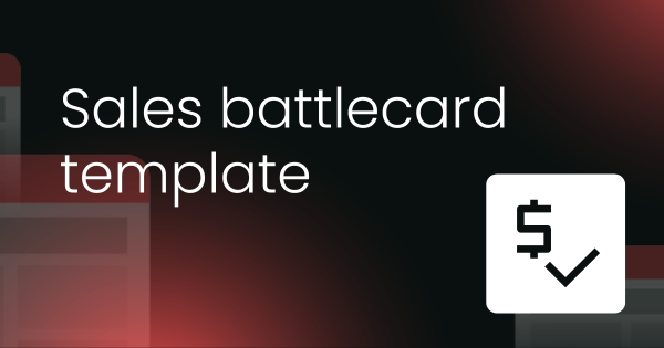 Sales battlecard template