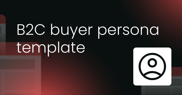 B2C buyer persona template