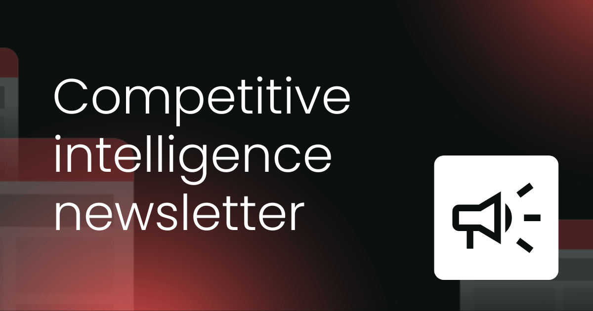 Competitive intelligence newsletter template