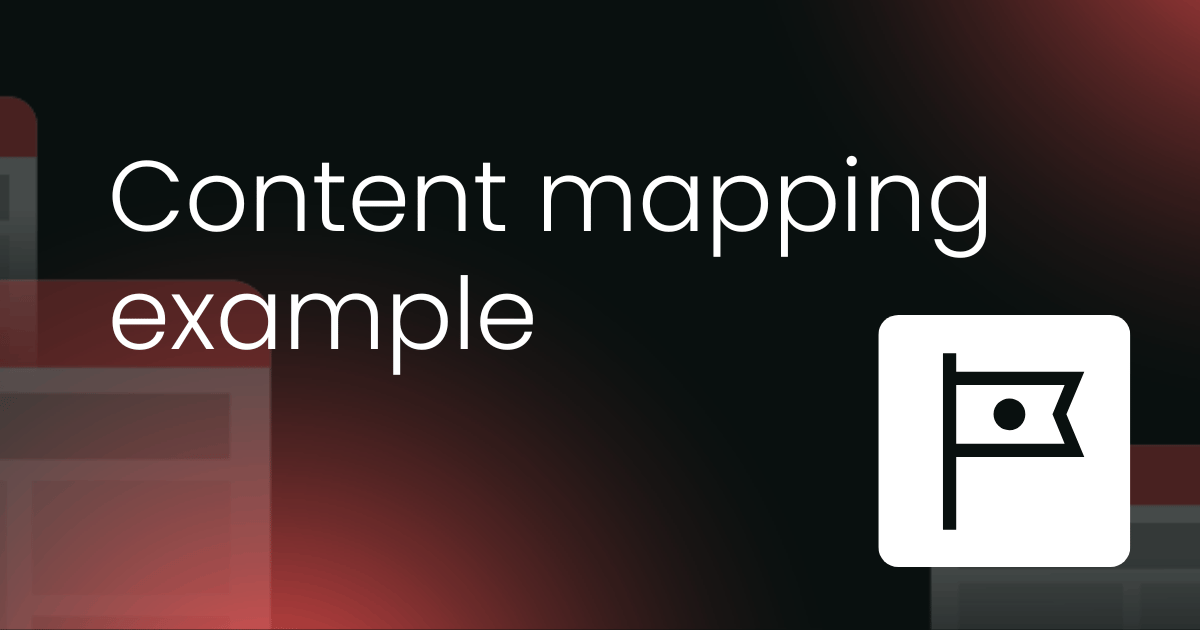 Content mapping example template