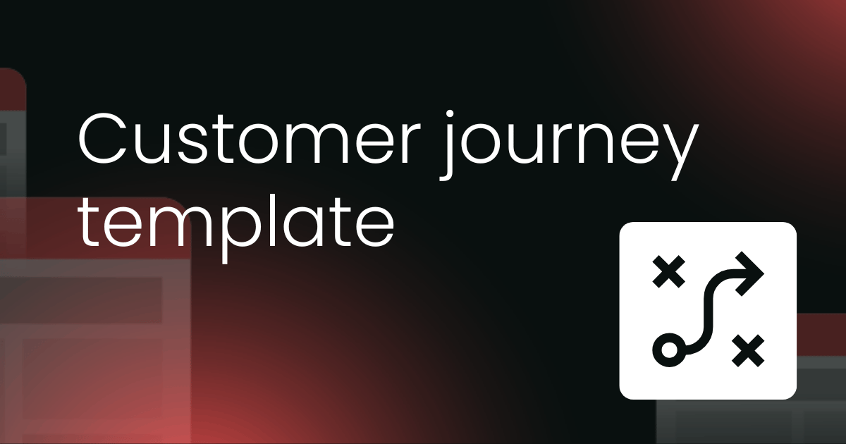 Customer journey template