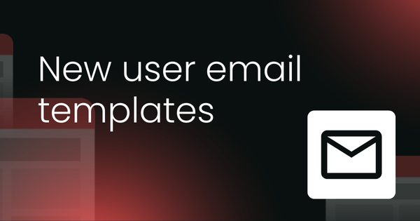 New user email template collection