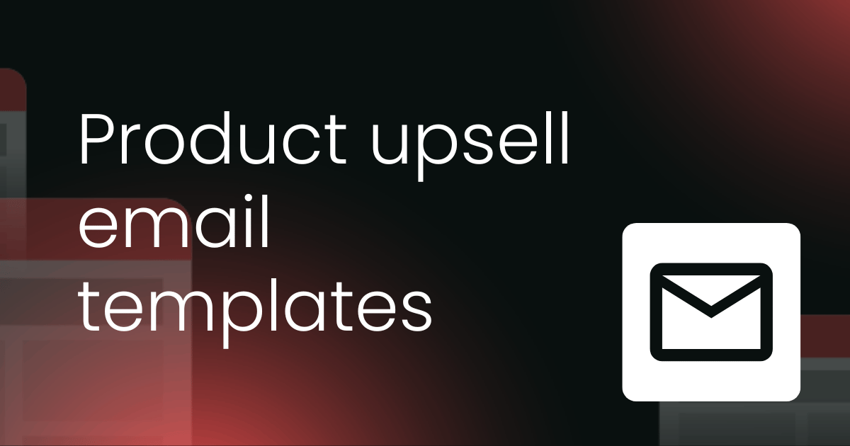 Upsell email templates